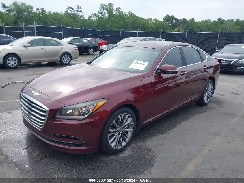 2015 Hyundai Genesis 3.8 VIN: KMHGN4JE4FU084127 Lot: 39381587