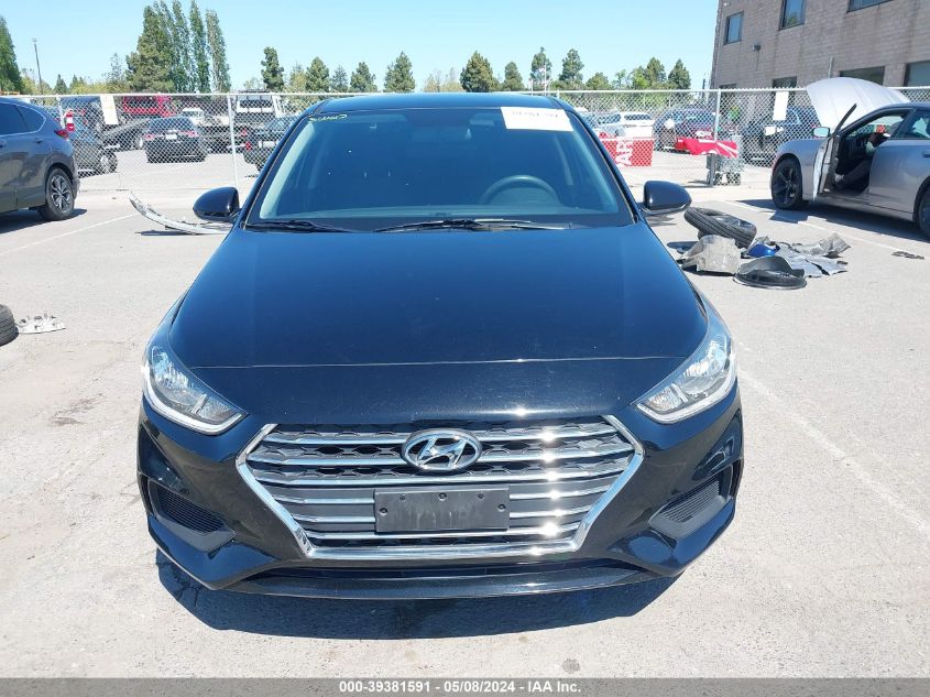2019 Hyundai Accent Se VIN: 3KPC24A30KE087951 Lot: 39381591