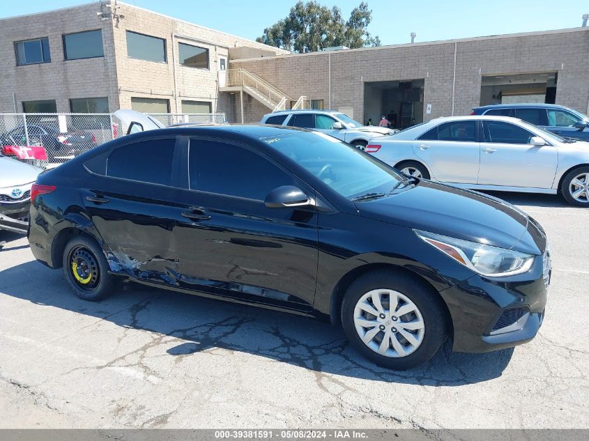 2019 Hyundai Accent Se VIN: 3KPC24A30KE087951 Lot: 39381591