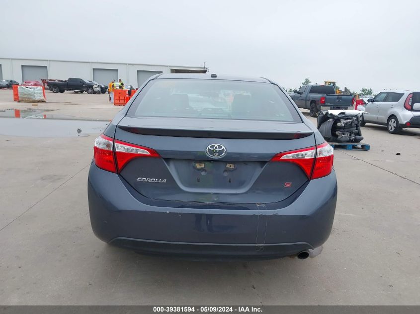 2016 Toyota Corolla S Plus VIN: 5YFBURHE1GP481054 Lot: 39381594