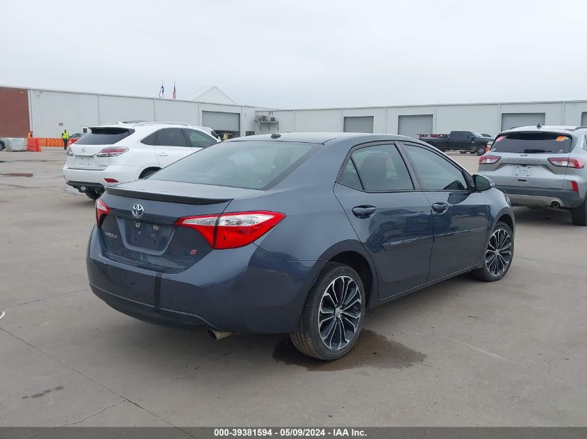 2016 Toyota Corolla S Plus VIN: 5YFBURHE1GP481054 Lot: 39381594