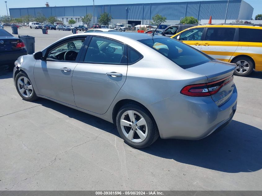 2015 Dodge Dart Sxt VIN: 1C3CDFBB0FD352357 Lot: 39381596