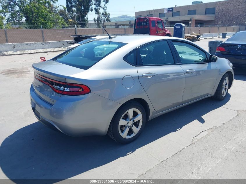 2015 Dodge Dart Sxt VIN: 1C3CDFBB0FD352357 Lot: 39381596