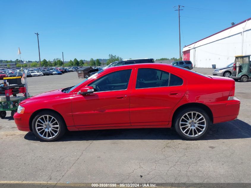 2007 Volvo S60 2.5T VIN: YV1RH592372611411 Lot: 39381598