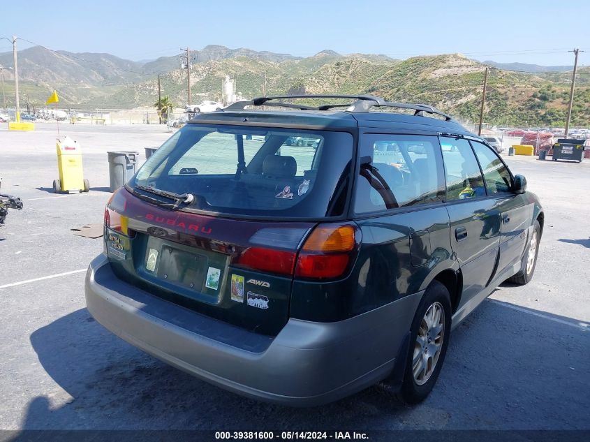 2002 Subaru Outback H6-3.0 L.l. Bean Edition VIN: 4S3BH806X27609188 Lot: 39381600