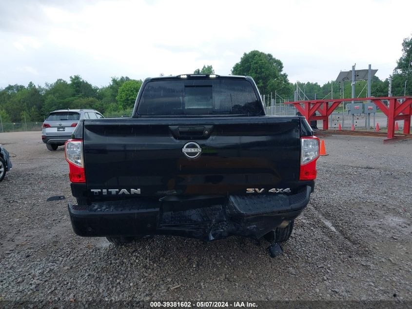 2023 Nissan Titan Sv 4X4 VIN: 1N6AA1ECXPN111787 Lot: 39381602