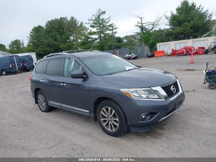 2014 Nissan Pathfinder Sl VIN: 5N1AR2MM2EC601348 Lot: 39381614