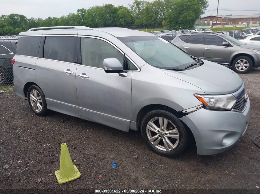 2014 Nissan Quest Sl VIN: JN8AE2KP9E9108314 Lot: 39381622