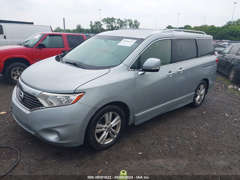 2014 Nissan Quest Sl VIN: JN8AE2KP9E9108314 Lot: 39381622