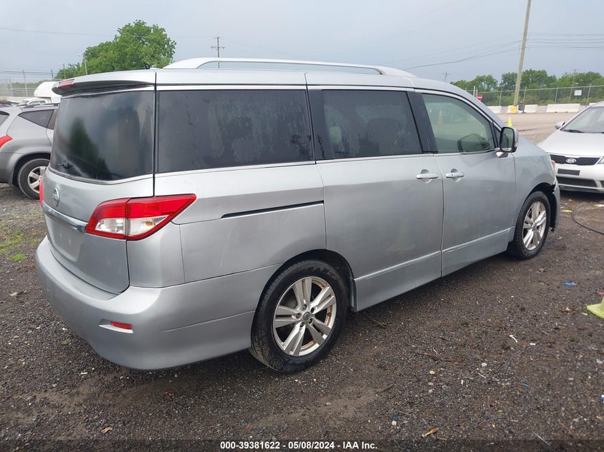 2014 Nissan Quest Sl VIN: JN8AE2KP9E9108314 Lot: 39381622