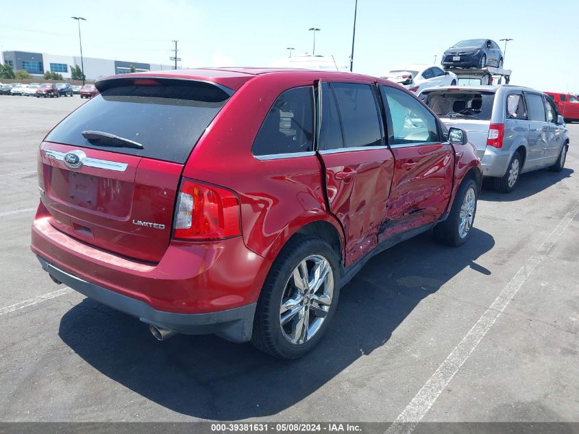 2013 Ford Edge Limited VIN: 2FMDK3KC3DBA18433 Lot: 39381631