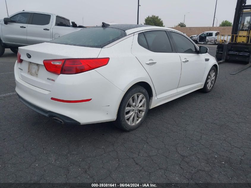 2015 Kia Optima Ex VIN: 5XXGN4A7XFG383178 Lot: 39381641