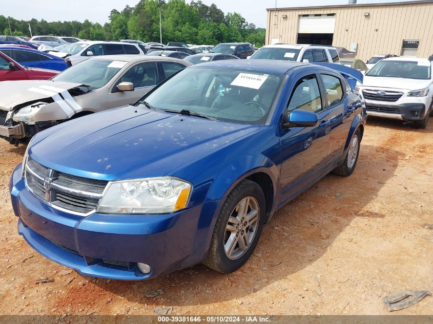 2010 Dodge Avenger R/T VIN: 1B3CC5FB0AN142011 Lot: 39381646