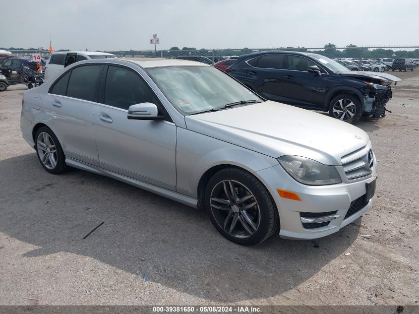 2013 Mercedes-Benz C 250 Luxury/Sport VIN: WDDGF4HB0DA862974 Lot: 39381650