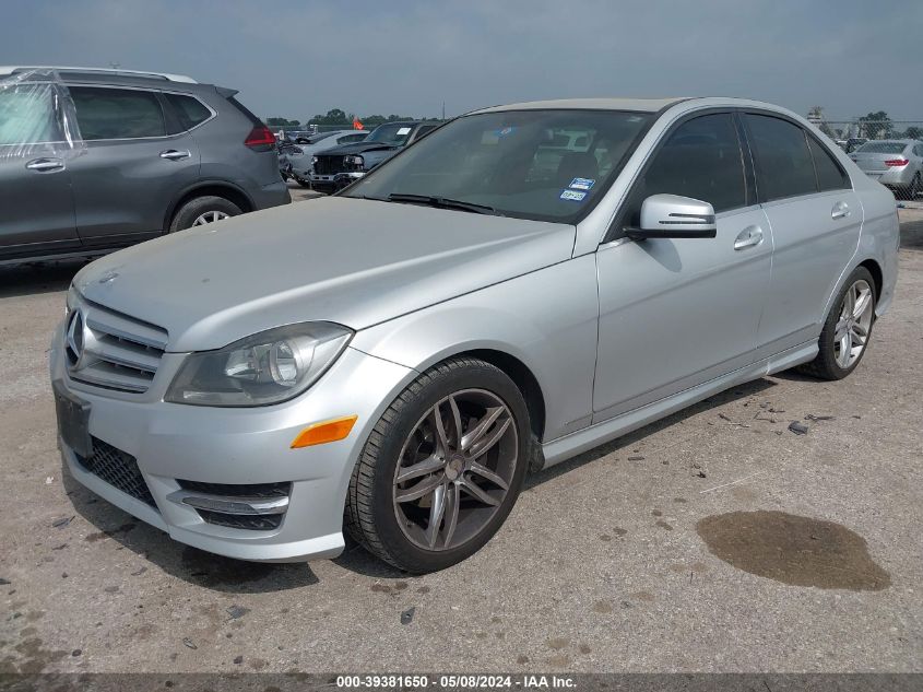 2013 Mercedes-Benz C 250 Luxury/Sport VIN: WDDGF4HB0DA862974 Lot: 39381650