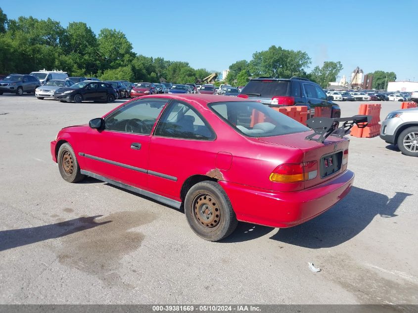 1997 Honda Civic Dx VIN: 1HGEJ6123VL132909 Lot: 39381669