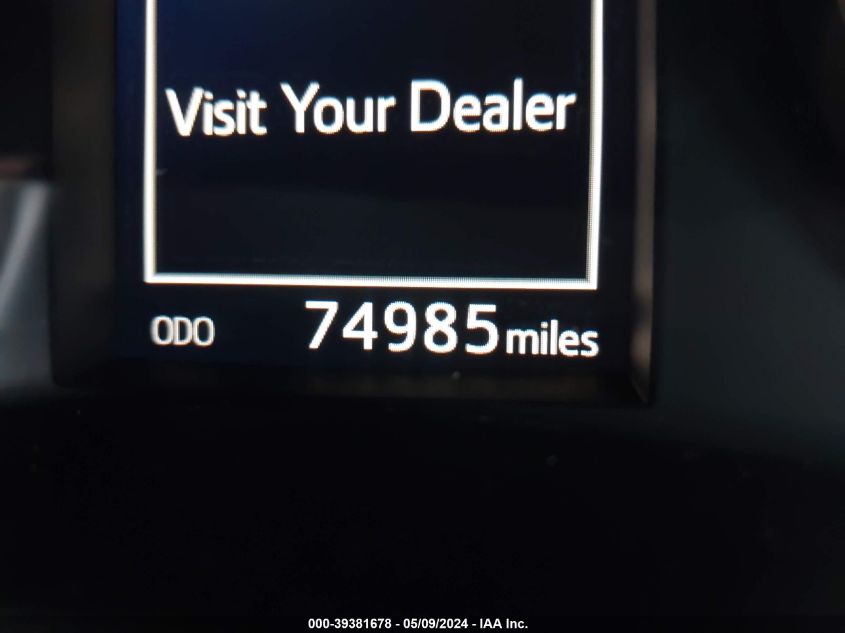 2019 TOYOTA COROLLA SE - 2T1BURHE6KC214159