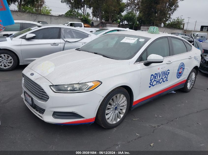 2016 Ford Fusion Hybrid S VIN: 3FA6P0UUXGR261512 Lot: 39381684