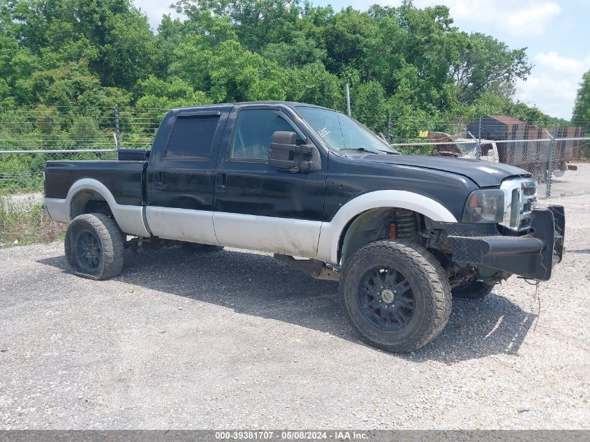 2005 Ford Super Duty F-350 Srw Xl/Xlt/Lariat/King Ranch/Harley-Davidson VIN: 1FTWW31PX5EB50844 Lot: 39381707