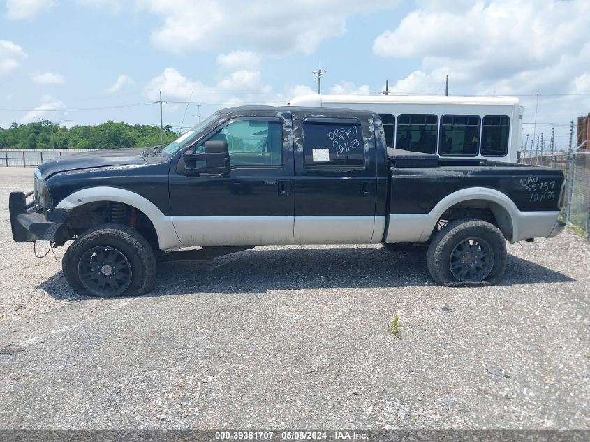 2005 Ford Super Duty F-350 Srw Xl/Xlt/Lariat/King Ranch/Harley-Davidson VIN: 1FTWW31PX5EB50844 Lot: 39381707