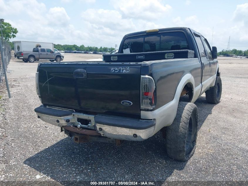 2005 Ford Super Duty F-350 Srw Xl/Xlt/Lariat/King Ranch/Harley-Davidson VIN: 1FTWW31PX5EB50844 Lot: 39381707