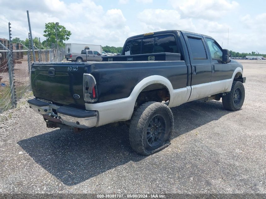 2005 Ford Super Duty F-350 Srw Xl/Xlt/Lariat/King Ranch/Harley-Davidson VIN: 1FTWW31PX5EB50844 Lot: 39381707