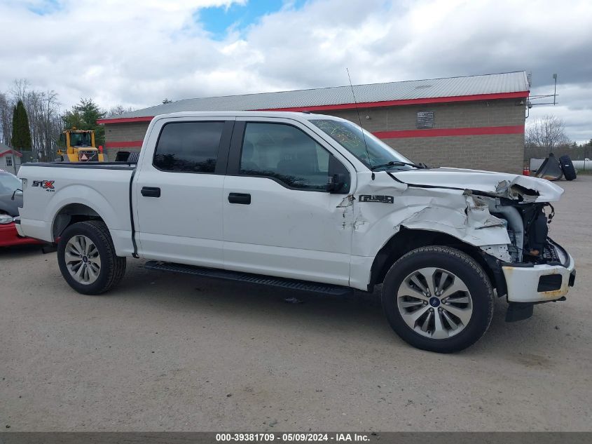 2018 Ford F-150 Xl VIN: 1FTEW1EP1JFD55404 Lot: 39381709