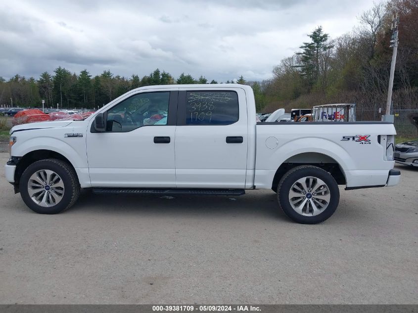 2018 Ford F-150 Xl VIN: 1FTEW1EP1JFD55404 Lot: 39381709