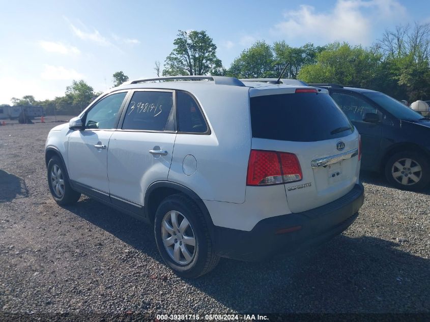 2012 Kia Sorento Lx VIN: 5XYKT4A64CG211856 Lot: 39381715