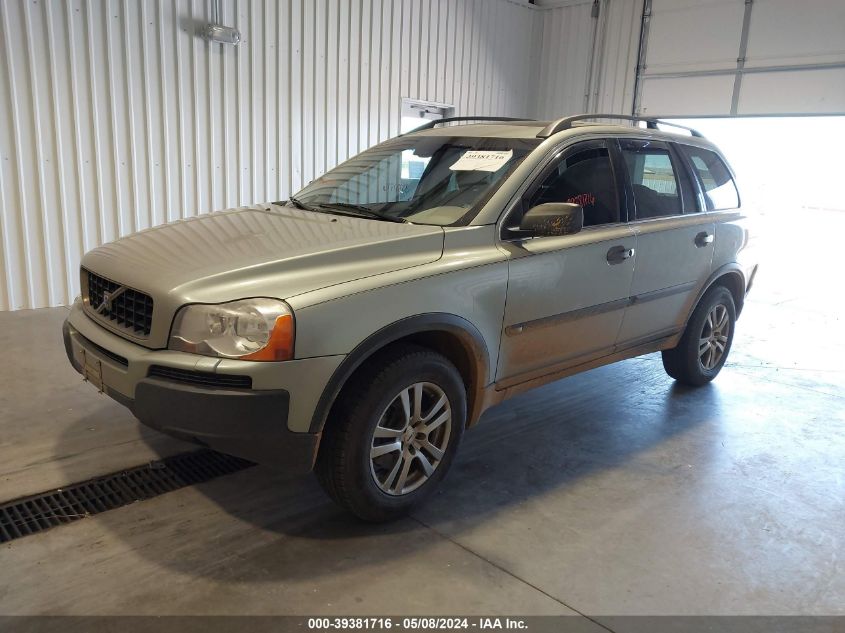 2004 Volvo Xc90 2.5T Awd VIN: YV1CM59H641121102 Lot: 39381716