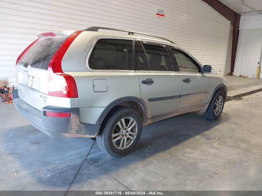 2004 Volvo Xc90 2.5T Awd VIN: YV1CM59H641121102 Lot: 39381716