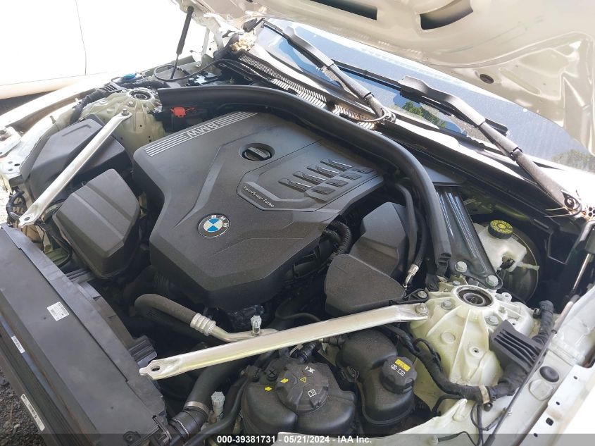 2021 BMW 430I VIN: WBA53AP03MCF77201 Lot: 39381731