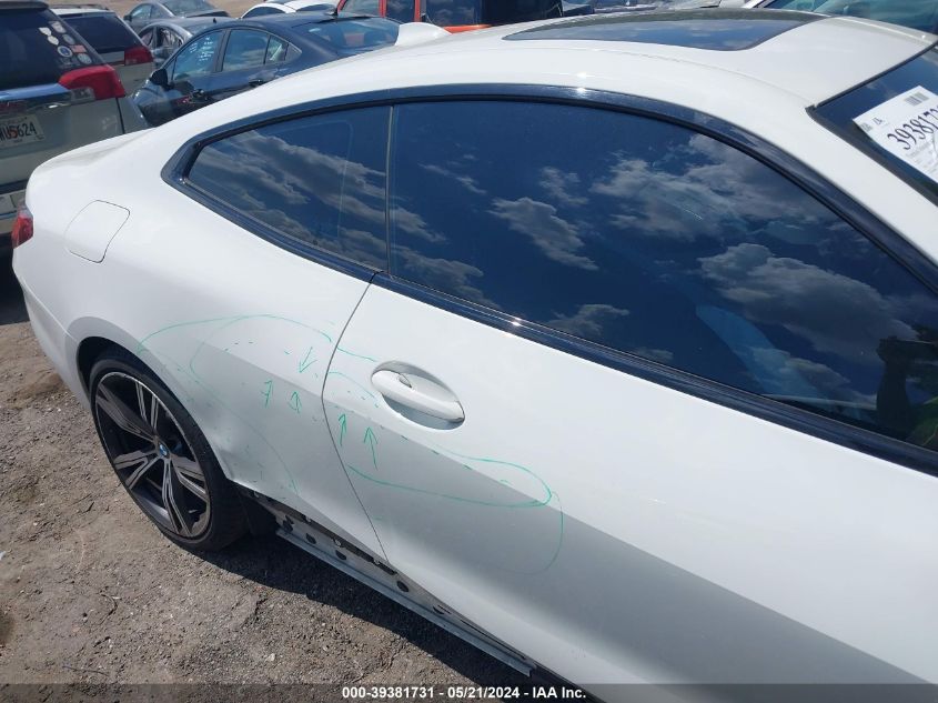 2021 BMW 430I VIN: WBA53AP03MCF77201 Lot: 39381731