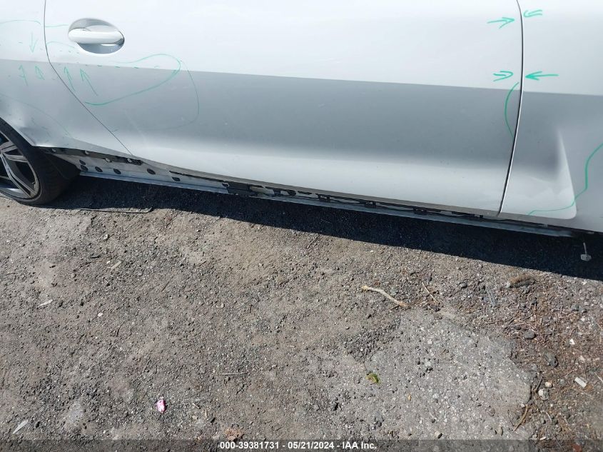 2021 BMW 430I VIN: WBA53AP03MCF77201 Lot: 39381731