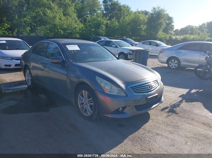 2011 Infiniti G37X VIN: JN1CV6AR5BM406501 Lot: 39381739