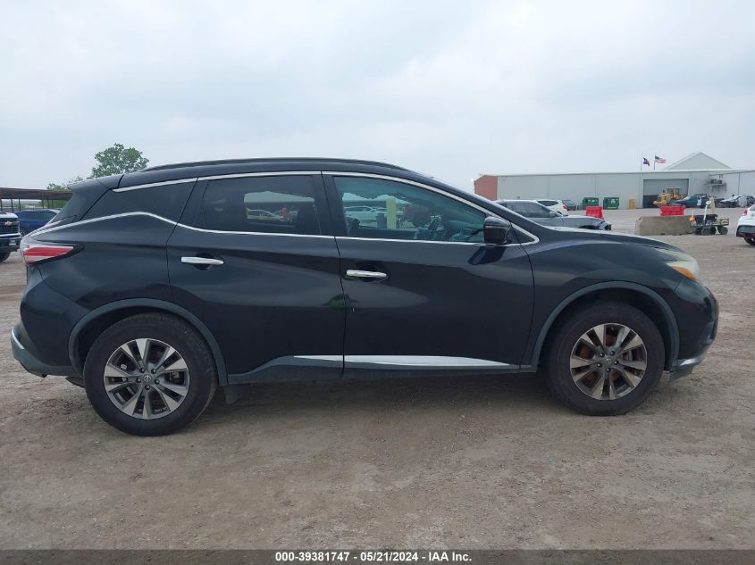 2015 Nissan Murano Sv VIN: 5N1AZ2MGXFN292003 Lot: 39381747