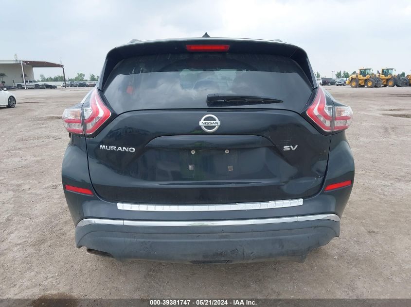 2015 Nissan Murano Sv VIN: 5N1AZ2MGXFN292003 Lot: 39381747