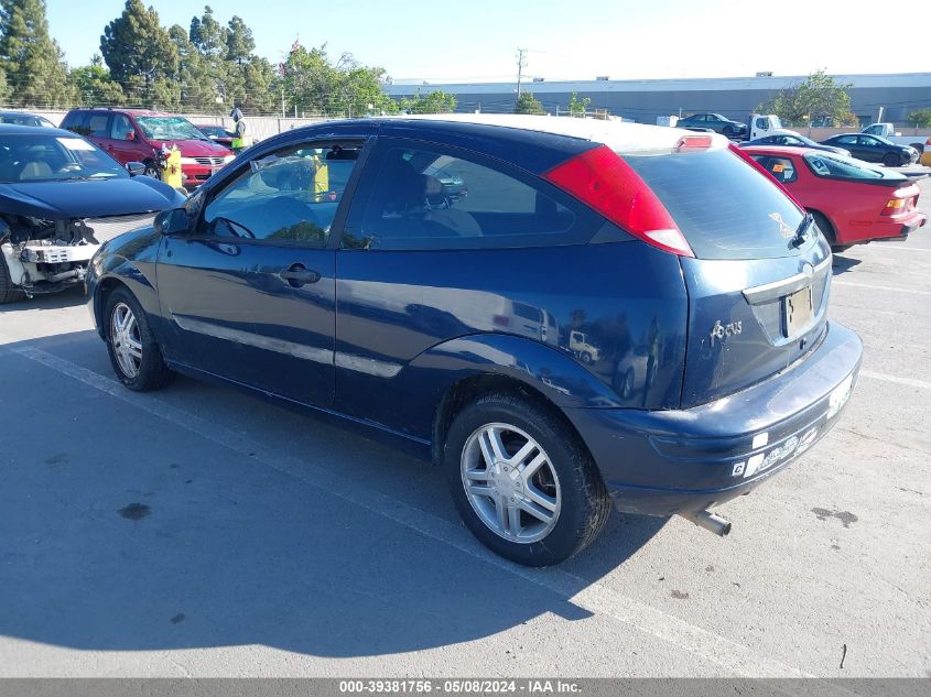 2003 Ford Focus Zx3 VIN: 3FAFP31Z23R175817 Lot: 39381756