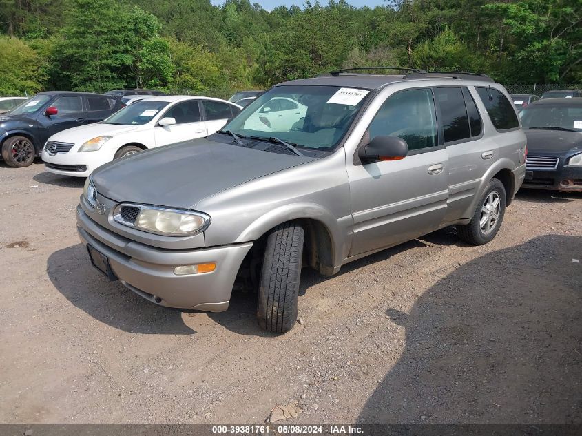 2002 Oldsmobile Bravada VIN: 1GHDT13S622114579 Lot: 39381761