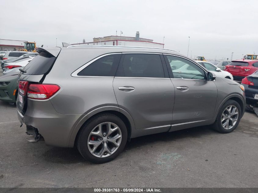 2017 KIA SORENTO 3.3L SX - 5XYPK4A59HG336343