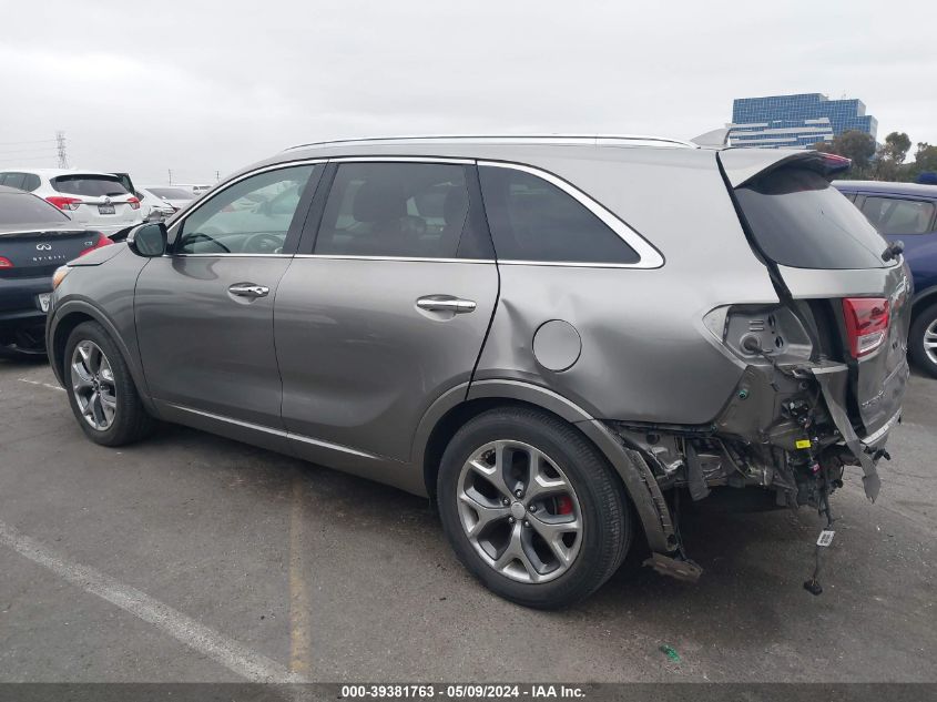 2017 KIA SORENTO 3.3L SX - 5XYPK4A59HG336343