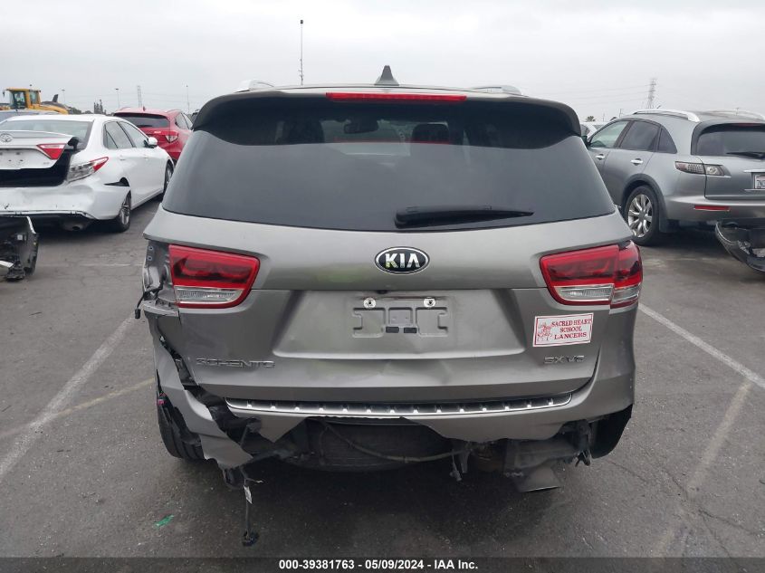 2017 Kia Sorento 3.3L Sx VIN: 5XYPK4A59HG336343 Lot: 39381763