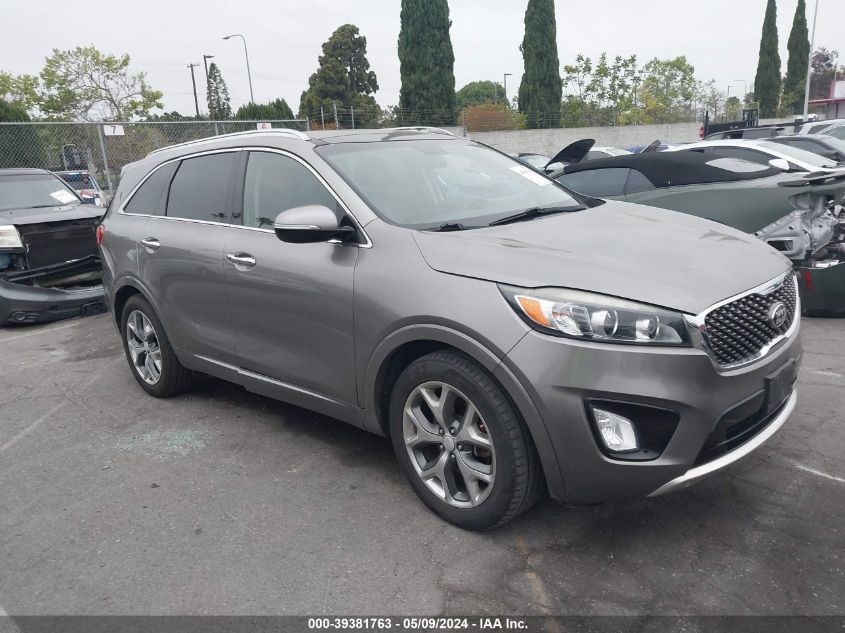 2017 KIA SORENTO 3.3L SX - 5XYPK4A59HG336343