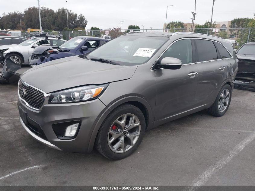 2017 KIA SORENTO 3.3L SX - 5XYPK4A59HG336343