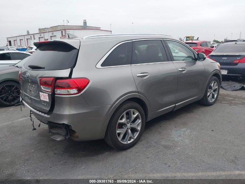 2017 KIA SORENTO 3.3L SX - 5XYPK4A59HG336343