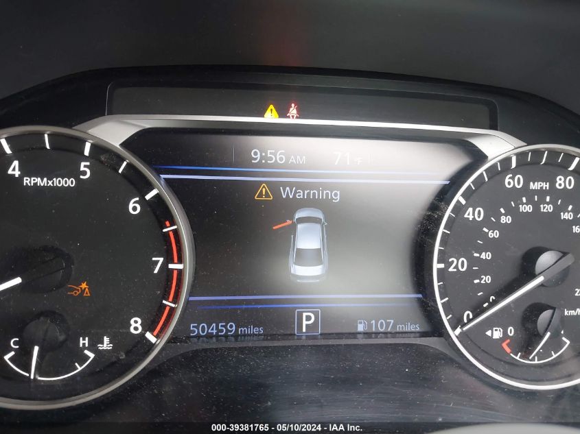 2022 Nissan Altima Sr Fwd VIN: 1N4BL4CV2NN421233 Lot: 39381765