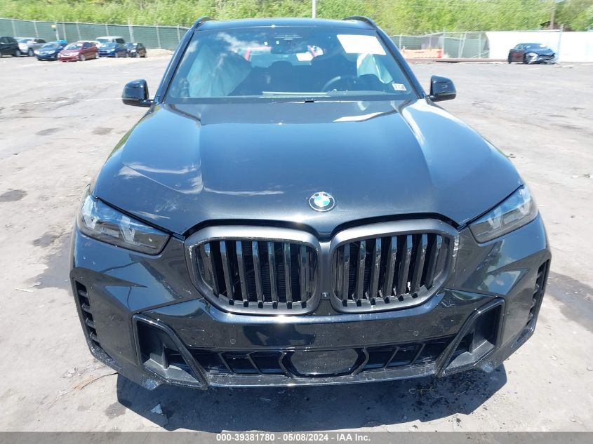 2024 BMW X5 xDrive40I VIN: 5UX23EU00R9T05643 Lot: 39381780