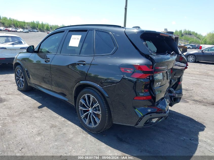 2024 BMW X5 xDrive40I VIN: 5UX23EU00R9T05643 Lot: 39381780