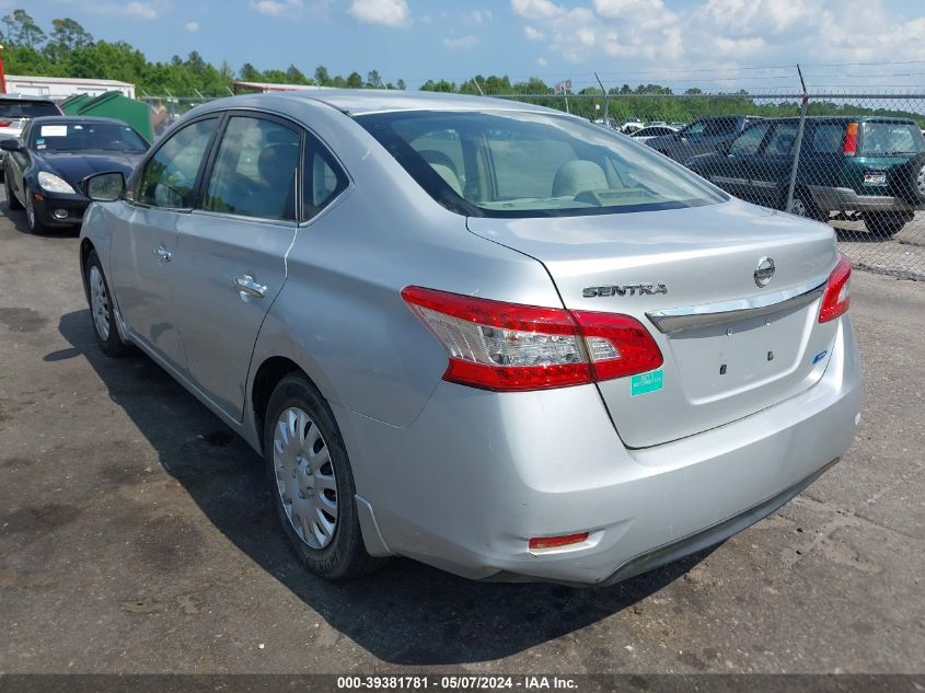 2013 Nissan Sentra S VIN: 3N1AB7AP8DL767819 Lot: 39381781