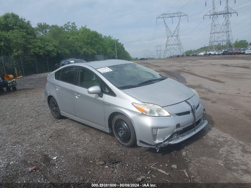 2012 Toyota Prius Two VIN: JTDKN3DU7C1534989 Lot: 39381800